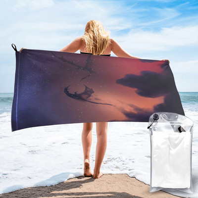 Chase The Stars Red Beach Prosoape de baie Home Fata Prosop Baby Prosop de baie Halat de baie Femeie Dus