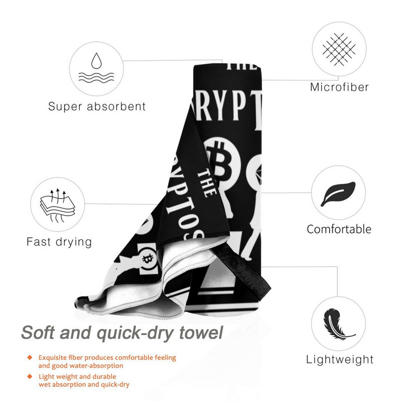 The Cryptos ( ) Prosop cu uscare rapidă Sală de sport Baie sportivă Portabil Ma?tre Gims Maitre Gims Damso Alonzo Dadju Rap francez Ninho Aya