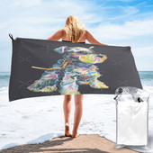 Hero Beach fürdőlepedők Otthoni Könnyű mikroszálas törölköző Gyorsan száradó hajtörölköző