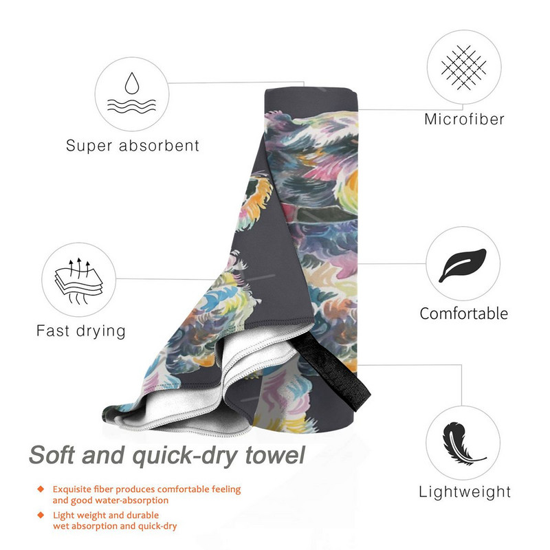 Hero Beach fürdőlepedők Otthoni Könnyű mikroszálas törölköző Gyorsan száradó hajtörölköző