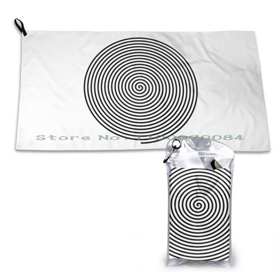 Op Art. Σπιράλ , Στρογγυλό , Κυκλικό , Δίνη , Ύπνωση. Quick Dry Towel Gym Sports Bath Portable Sem Dean And Castiel