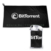 Nagy fehér Bittorrent ( Btt ) Logo Gyorsszáraz Törölköző Tornaterem Sportfürdő Hordozható Bitcoin Cryptocurrency Shib Token Dogecoin Crypto