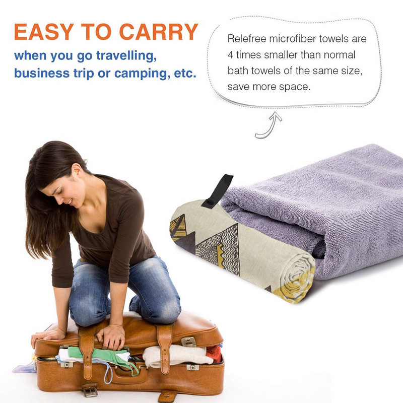 „Highpoint“ paplūdimio rankšluosčiai, chalatai, greitai džiūstantys oru vonios rankšluosčiai dideli, greitai džiūstantys rankšluosčiai