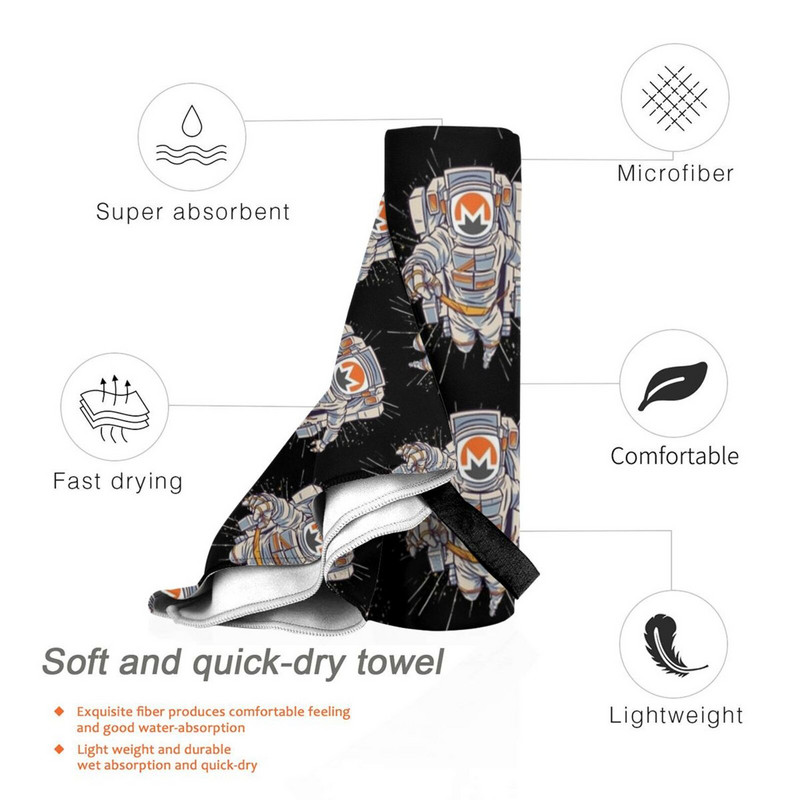 Monero Crypto Tee , Monero Astronaut To Moon Quick Dry Twel Towel Sports vonia Nešiojama X Juice Wrld 999 Juice Wrld Unboxing