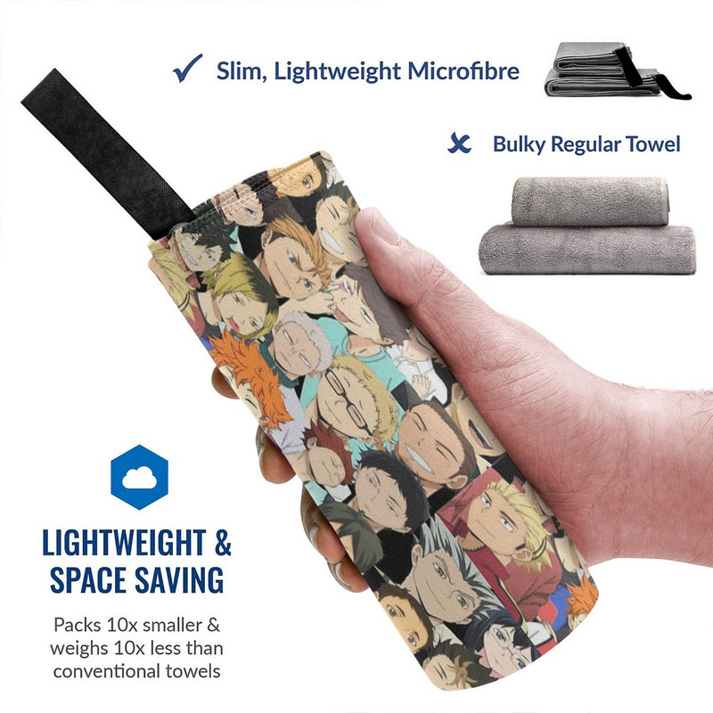 Haikyuu prosoape de plajă halate de baie prosop pentru bărbați halat de baie femeie prosoape de baie pentru copii