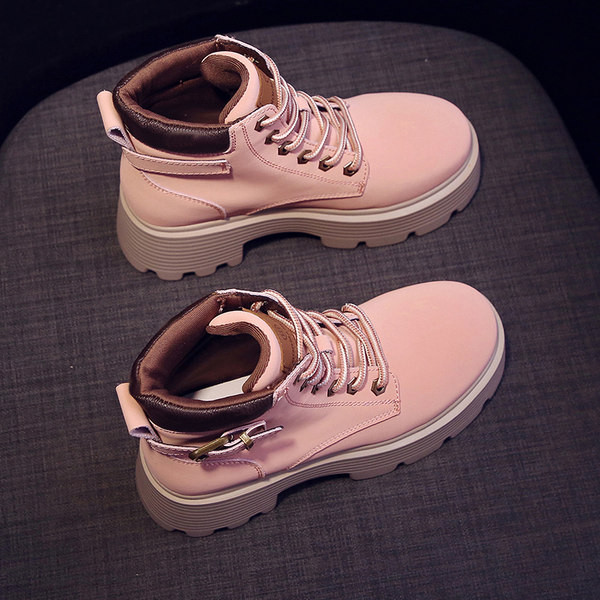 Cizme cu toc casual din piele ecologică pentru femei