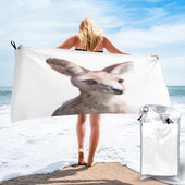 Little Kengaroo Beach fürdőlepedők otthoni fürdőlepedők Superfine Fiber fürdőszobai kiegészítők szett