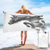 Flick - Showjumping Horse Prosoape de baie de plajă Prosoape de baie pentru saună Prosoape de uscare rapidă Prosoape de baie pentru corp