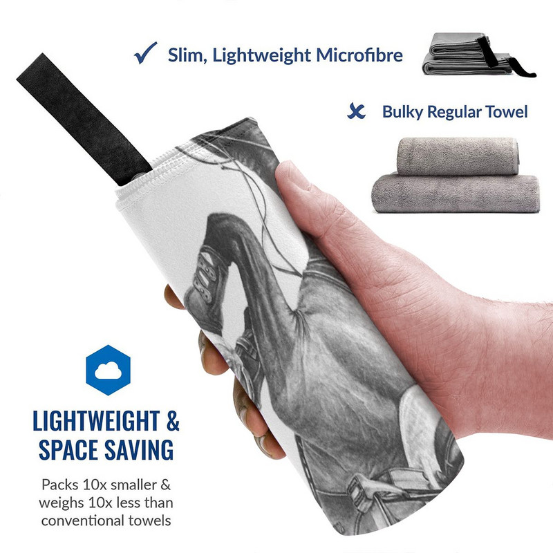 Flick - Showjumping Horse Prosoape de baie de plajă Prosoape de baie pentru saună Prosoape de uscare rapidă Prosoape de baie pentru corp