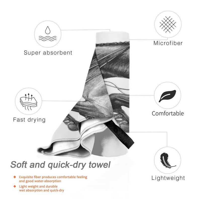 Flick - Showjumping Horse Prosoape de baie de plajă Prosoape de baie pentru saună Prosoape de uscare rapidă Prosoape de baie pentru corp