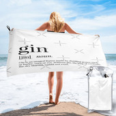 Gin Definition Ručnici za kupanje za plažu Ručnik za teretanu Ručnik za putovanje Ručnik za kupanje Ženski veliki pamučni ručnici za kupanje