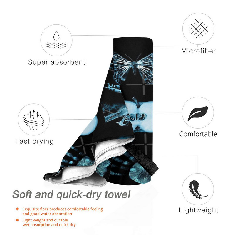 Mind a kilenc Glyphs Of Fringe 1 Strand fürdőlepedők Bandana arctörölköző fürdőszobai törölközők nagy pamut fürdőlepedők