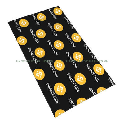Binance Coin Cryptocurrency Gyorsszáraz Törülköző Tornaterem Sportfürdő Hordozható Maszkok Tesla Band Galaxy Tesla Band Stuff Tesla Band