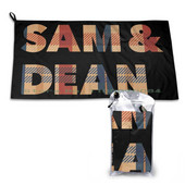 Sam & Dean Brzosušivi ručnik Teretana Sportska kupka Prijenosni Flutie Pahuljice Žlica žitarica Mlijeko za doručak Fantasy Football Logo Sportska ekipa