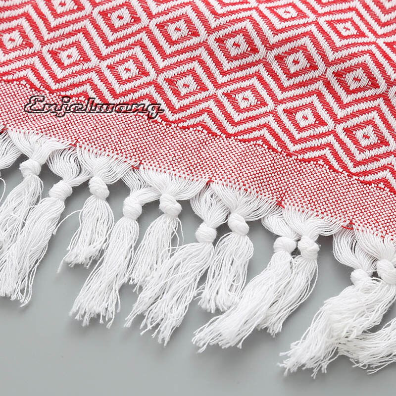 Prosop de plajă turcesc pentru saună sportivă șal cu ciucuri pentru femei Cremă solară în aer liber Pahom Manta pentru decor feminin