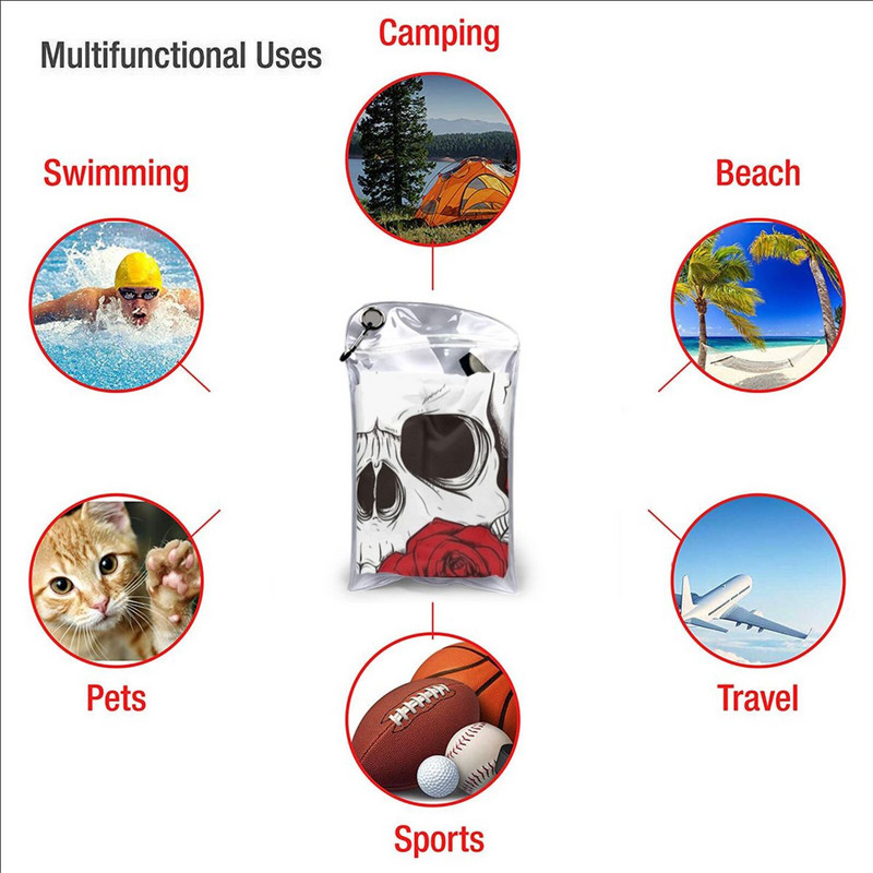 Póker Koponya Gyorsan Száraz Törölköző Tornaterem Sportfürdő Hordozható Egér Holló Aranyos Állatok Léggömb Állatok Valentin Egér Holló