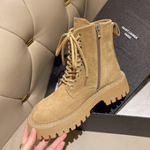 Moteriški ekologiški zomšiniai laisvalaikio batai su raišteliais ir užtrauktuku