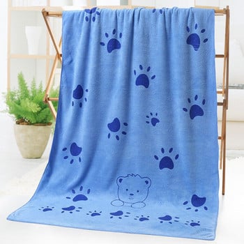 70X140cm Cartoon Rabbit Print Stitch Microfibre Home Πετσέτα μπάνιου μωρού θαλάσσης Πολυεστέρας Παιδική πετσέτα κολύμβησης Πετσέτα μπάνιου για ενήλικες