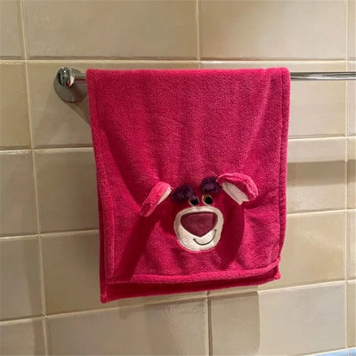 Halate de baie drăguțe Kawaii purtabile din lână coral pentru femei Prosoape de baie moi din microfibră Textile de casă absorbante Prosoape de baie pentru saună