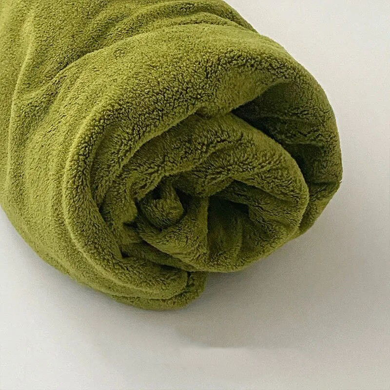 Halate de baie drăguțe Kawaii purtabile din lână coral pentru femei Prosoape de baie moi din microfibră Textile de casă absorbante Prosoape de baie pentru saună