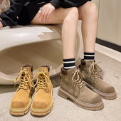 Ženske ležerne čizme na vezanje