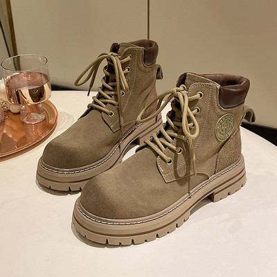 Ženske ležerne čizme na vezanje