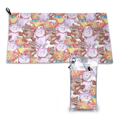 Aristocats Quick Dry Towel Gym Sports Bath Φορητό επιτραπέζιο παιχνίδι Χρήματα Λυπούμαστε στοίβες μετρητών Παιχνίδια Παιχνίδι Μαλακό απορροφητικό ιδρώτα