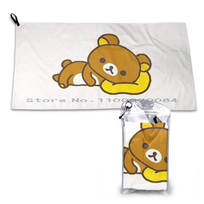 Rilakkuma Quick Dry Towel Gym Sports Bath Portable Metal Gear Solid Mgs Alert Video Game Logo Quote Γραμματοσειρά Metalgear Fox Hound