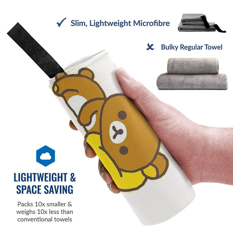 Rilakkuma Prosop cu uscare rapidă Sală de sport Baie sportivă Portabil Metal Gear Solid Mgs Alert Logo joc video Font citat Metalgear Fox Hound