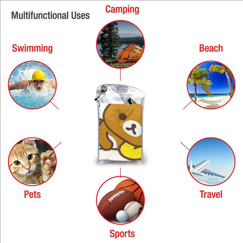 Rilakkuma Prosop cu uscare rapidă Sală de sport Baie sportivă Portabil Metal Gear Solid Mgs Alert Logo joc video Font citat Metalgear Fox Hound