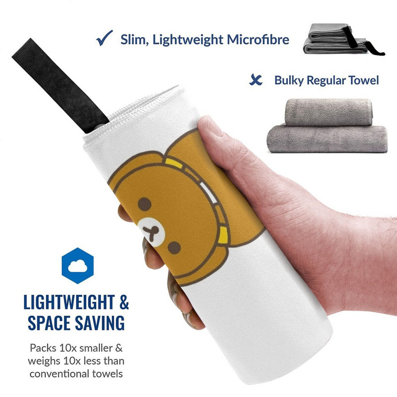 Rilakkuma Kawaii Prosop cu uscare rapidă Sală de sport Baie sportivă Placă de vrăjitoare portabilă Placă de spirit Placă Ouiji Placă de masă Oujia Pendul