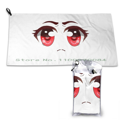 Angry Anime Girl Face Quick Dry Towel Gym Sports Bath Portable Havefun43 Shiba Inu Funny Shiba Inu Cool Shiba Inu Cute Shiba