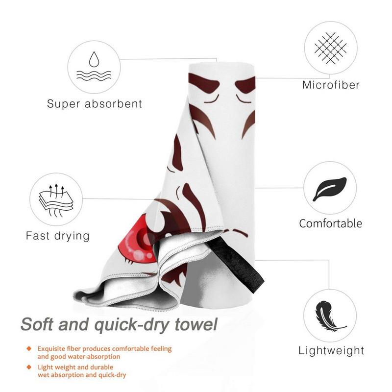 Piktas anime merginos veidas greitai nusausinamas rankšluostis treniruoklių salė, sportinė vonia, nešiojama Havefun43 Shiba Inu Juokinga Shiba Inu šauni Shiba Inu miela šiba