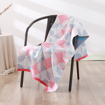 Halat de baie din tifon din bumbac pur cu patru straturi Prosop moale de duș pentru adulți Prosoape lave și saună Textile de casă pentru baie