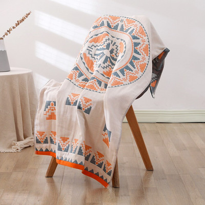 Halat de baie din tifon din bumbac pur cu patru straturi Prosop moale de duș pentru adulți Prosoape lave și saună Textile de casă pentru baie