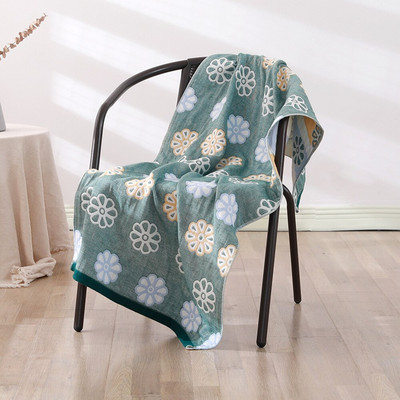 Halat de baie din tifon din bumbac pur cu patru straturi Prosop moale de duș pentru adulți Prosoape lave și saună Textile de casă pentru baie