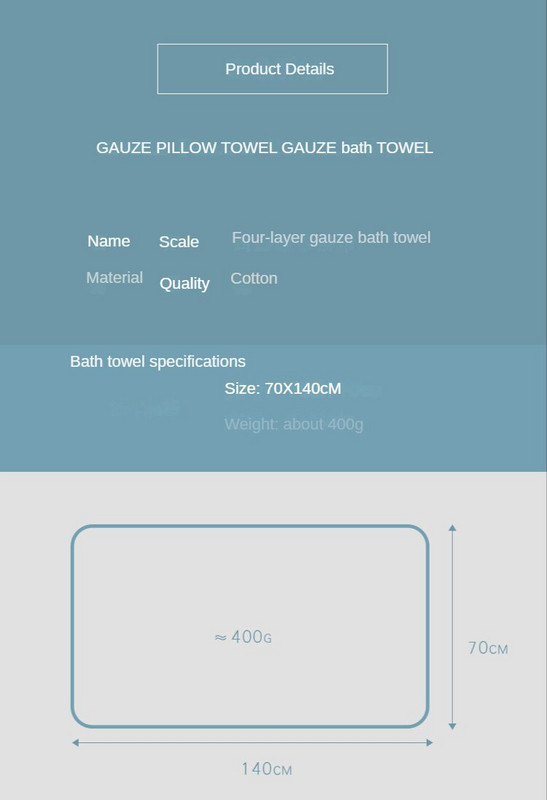 Halat de baie din tifon din bumbac pur cu patru straturi Prosop moale de duș pentru adulți Prosoape lave și saună Textile de casă pentru baie