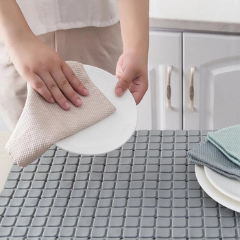 Αποτελεσματική ζυγαριά ψαριού μικροϊνών πανί αντιλιπιδικό πανί σκουπίσματος σούπερ απορροφητικό πετσέτα καθαρισμού πιάτων κουζίνας
