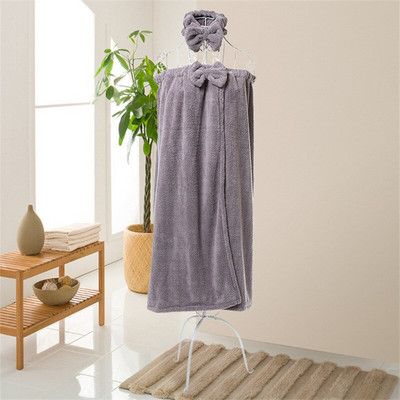 Itin sugeriantys vonios rankšluosčiai suaugusiems 5 spalvų rankšluosčiai Vonios kambario vamzdis Viršutinis vonios sijonas Bow Mikropluošto moteriškas vonios sijonas 140x80cm