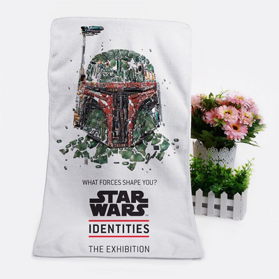 1 DB Star War Fashion testreszabott anime fürdőlepedők zsebkendő puha arctörlő Rajzfilm mosogatórongy Unisex ÚJ