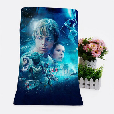 1 DB Star War Fashion testreszabott anime fürdőlepedők zsebkendő puha arctörlő Rajzfilm mosogatórongy Unisex ÚJ