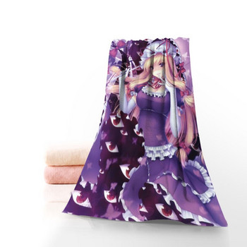 Нови персонализирани Touhou Project кърпи с отпечатани памучни кърпи за лице/баня Микрофибърна тъкан за деца Мъже Жени Кърпи за душ 70X140cm