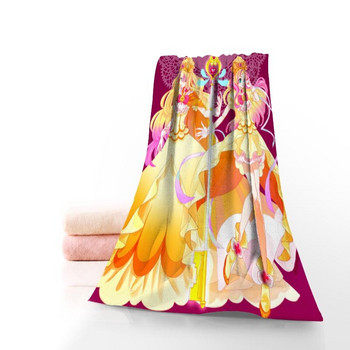 Cure Flora Памучни кърпи за лице/баня Микрофибърна тъкан за деца Мъже Жени Кърпи за душ 70X140cm