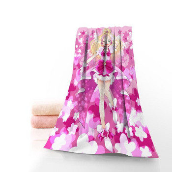 Cure Flora Памучни кърпи за лице/баня Микрофибърна тъкан за деца Мъже Жени Кърпи за душ 70X140cm