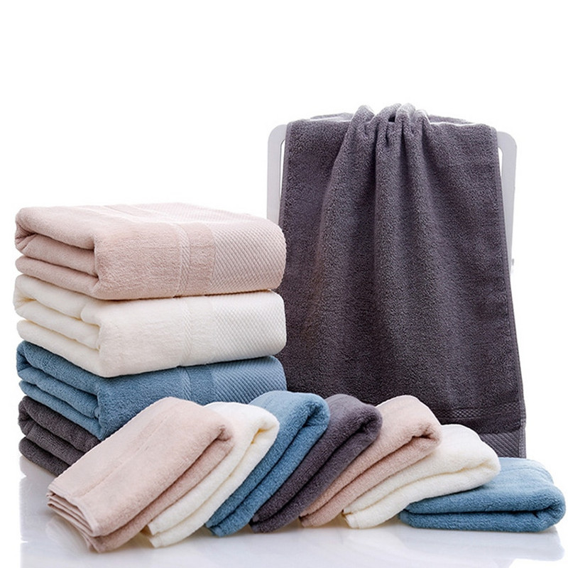 100% pamut vastag, nagy fürdőlepedő zuhanytörölköző Otthon Fürdőszoba Hotel Felnőtteknek Gyerekeknek Arctörölköző Strandtörölköző szett 2 részes Telo Mare