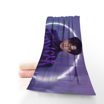 Нова персонализирана певица Dimash кърпа с отпечатани памучни кърпи за лице/баня от микрофибърна тъкан за деца, мъже, жени, кърпи за душ 70X140 см
