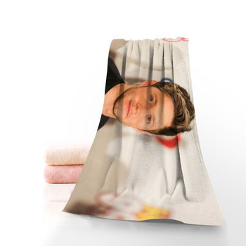Памучни кърпи за лице/баня по поръчка Niall Horan Плат от микрофибър за деца Мъже Жени Кърпи за душ 70X140cm