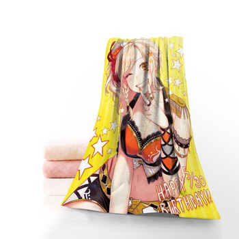 Miyashita Ai Памучни кърпи за лице/баня Микрофибърна тъкан за деца Мъже Жени Кърпи за душ 70X140cm