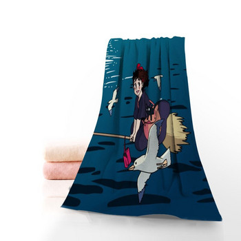 βιβλίο υπηρεσίας παράδοσης kiki\'s Towel Printed Cotton Πετσέτες Προσώπου/Μπάνιου Ύφασμα Μικροϊνών για Παιδιά Ανδρικά Γυναικεία Πετσέτες μπάνιου 70X140cm