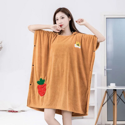 Molett hordható nagy fürdőlepedő nőknek Köpeny kapucnis fürdőköpeny Miraculous mikroszálas gyorsan száradó hajsapka puha strandtörölközők